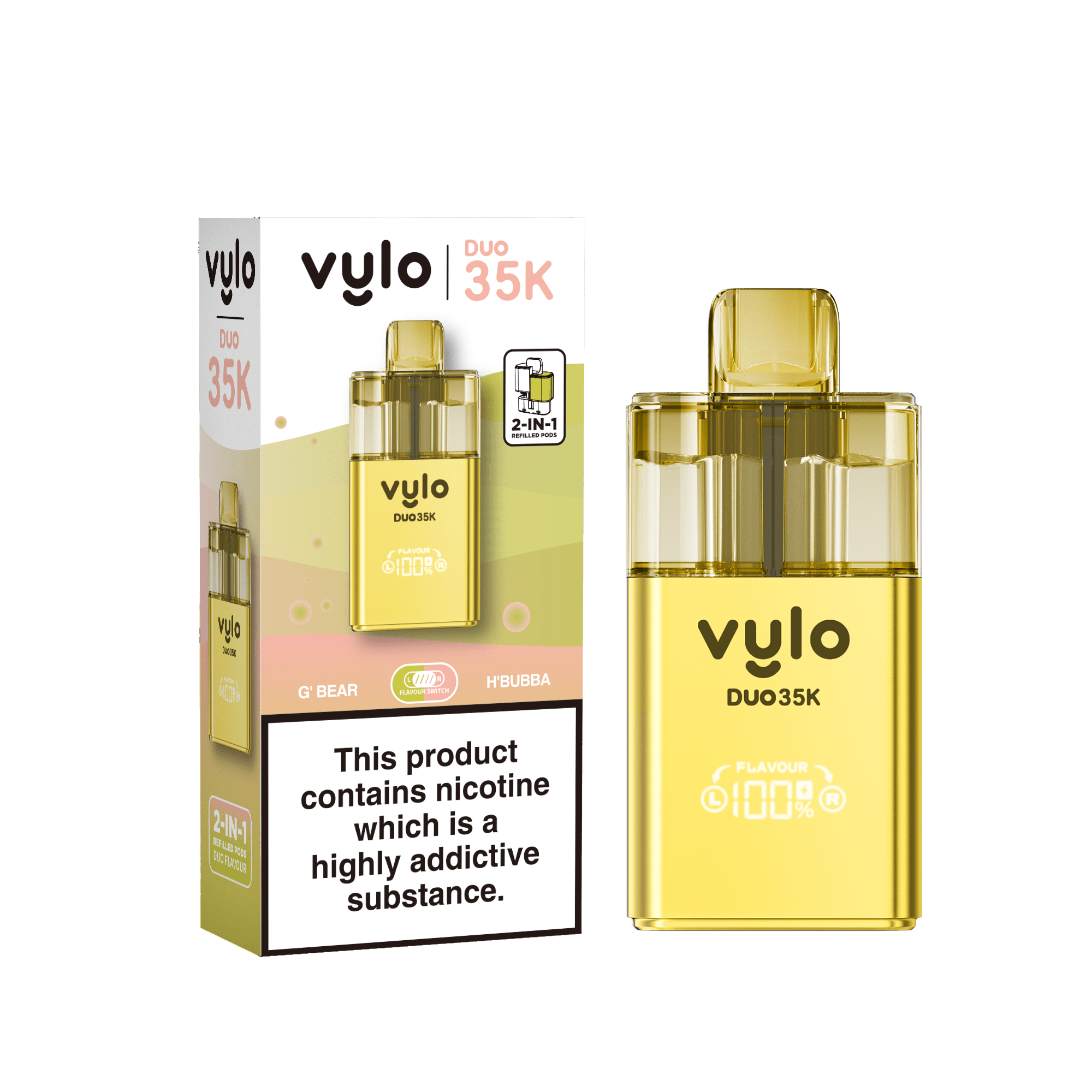 Vylo Duo 35k Prefilled 2 in 1 Pod Vape - Power Vape Shop