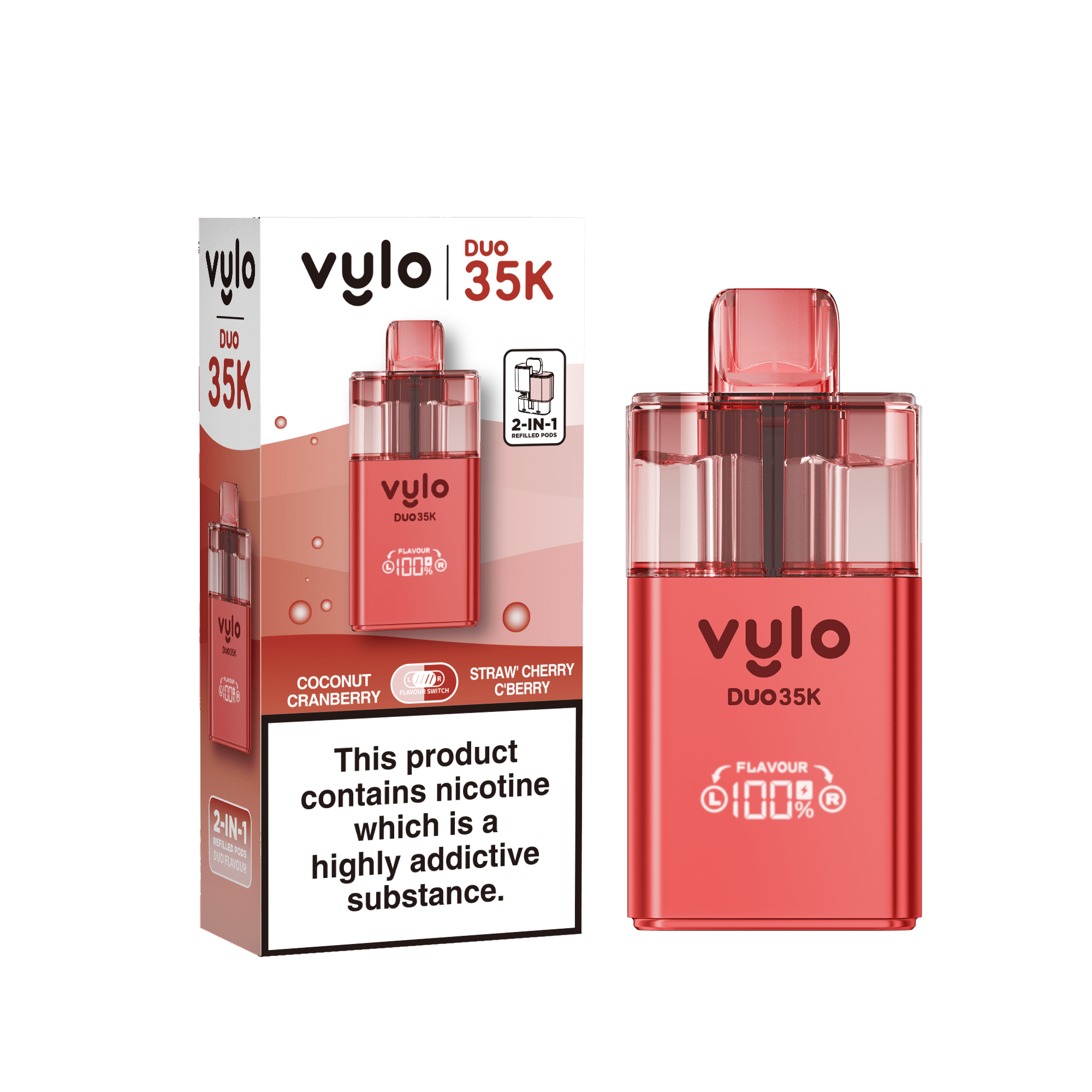 Vylo Duo 35k Prefilled 2 in 1 Pod Vape - Power Vape Shop