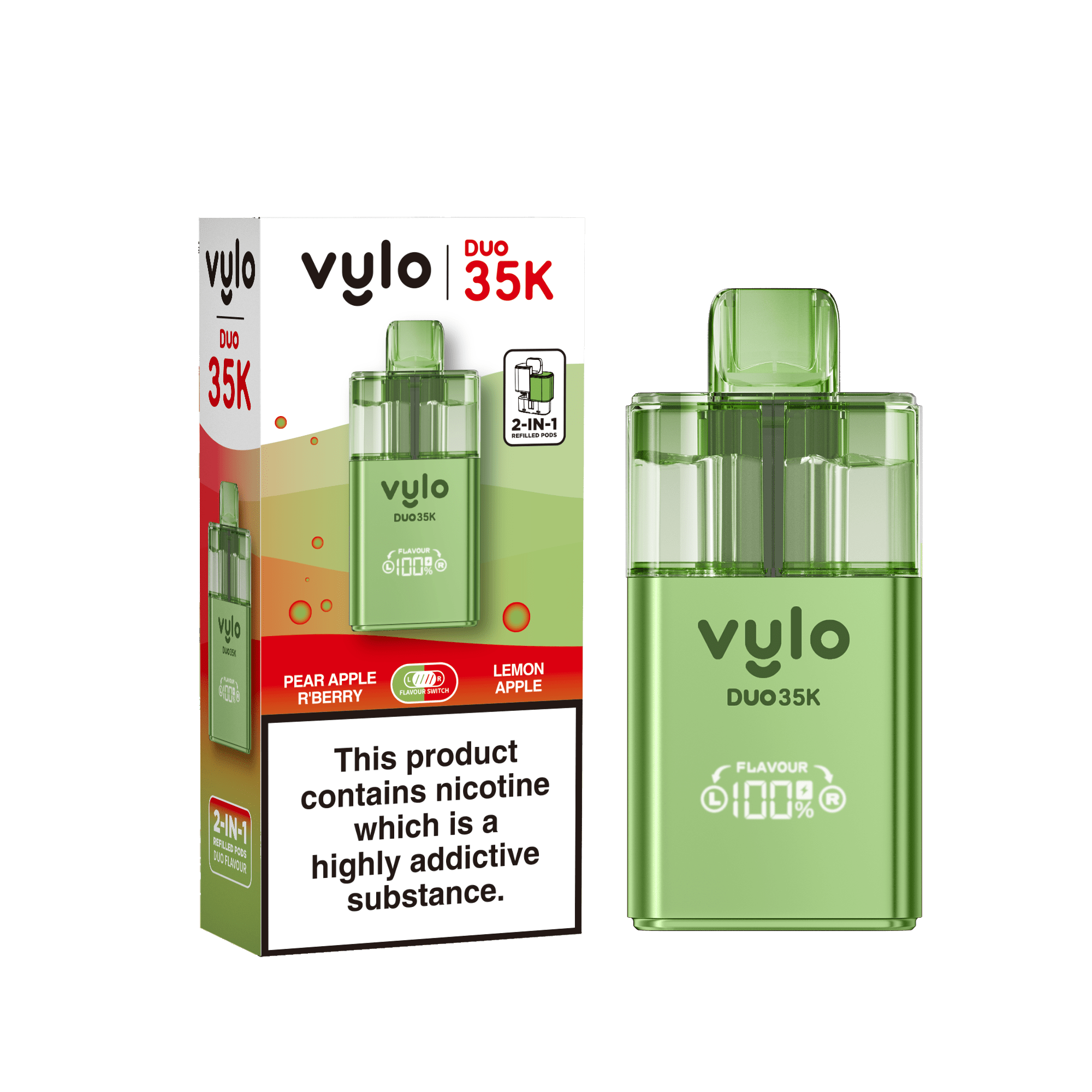 Vylo Duo 35k Prefilled 2 in 1 Pod Vape - Power Vape Shop
