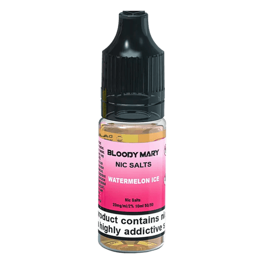 Watermelon Ice Nic Salt E-Liquid by Bloody Bar 10ml - Power Vape Shop