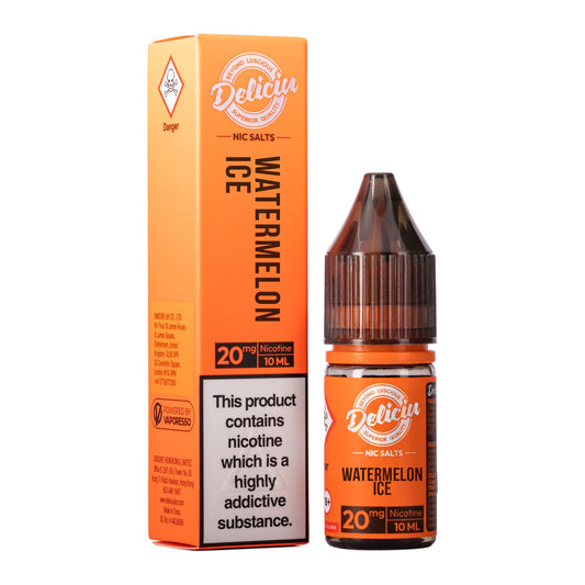 Watermelon Ice Nic Salt E - Liquid by Deliciu - Power Vape Shop