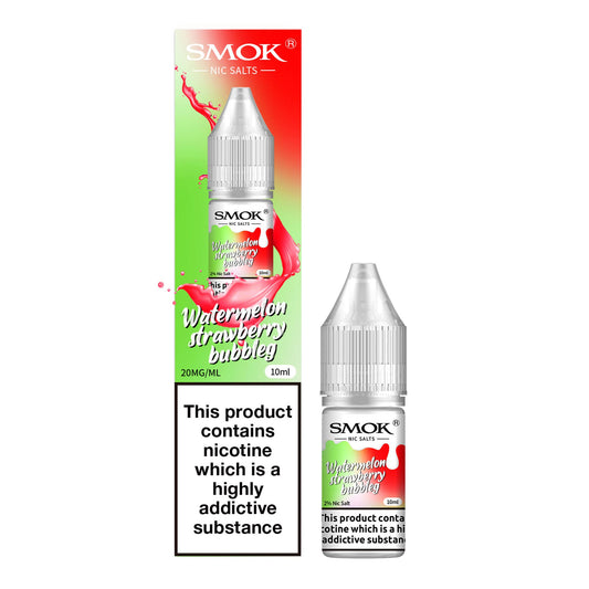 Watermelon Strawberry Bubbly Nic Salts by Smok - Power Vape Shop