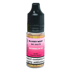 Watermelon Ice Nic Salt E-Liquid by Bloody Bar 10ml