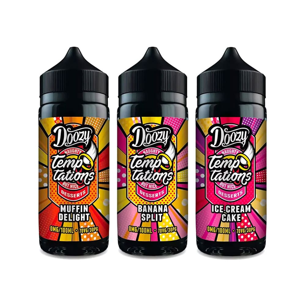 Doozy Vape Temptations 100ml Shortfill E Liquid - Power Vape Shop