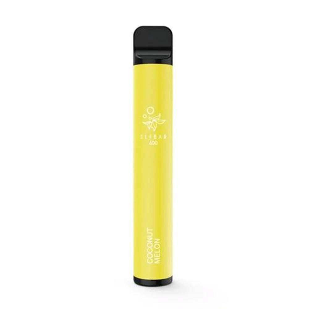 Elf Bar 600 Puffs Disposable Vape - Nicotine Free - Power Vape Shop