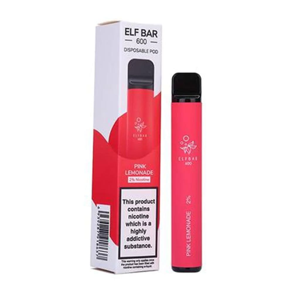 Elf Bar 600 Puffs Disposable Vape - Nicotine Free - Power Vape Shop