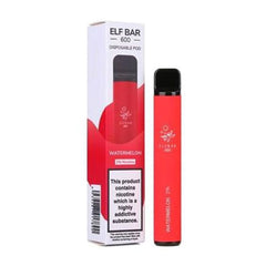 Elf Bar 600 Puffs Disposable Vape - Nicotine Free - Power Vape Shop