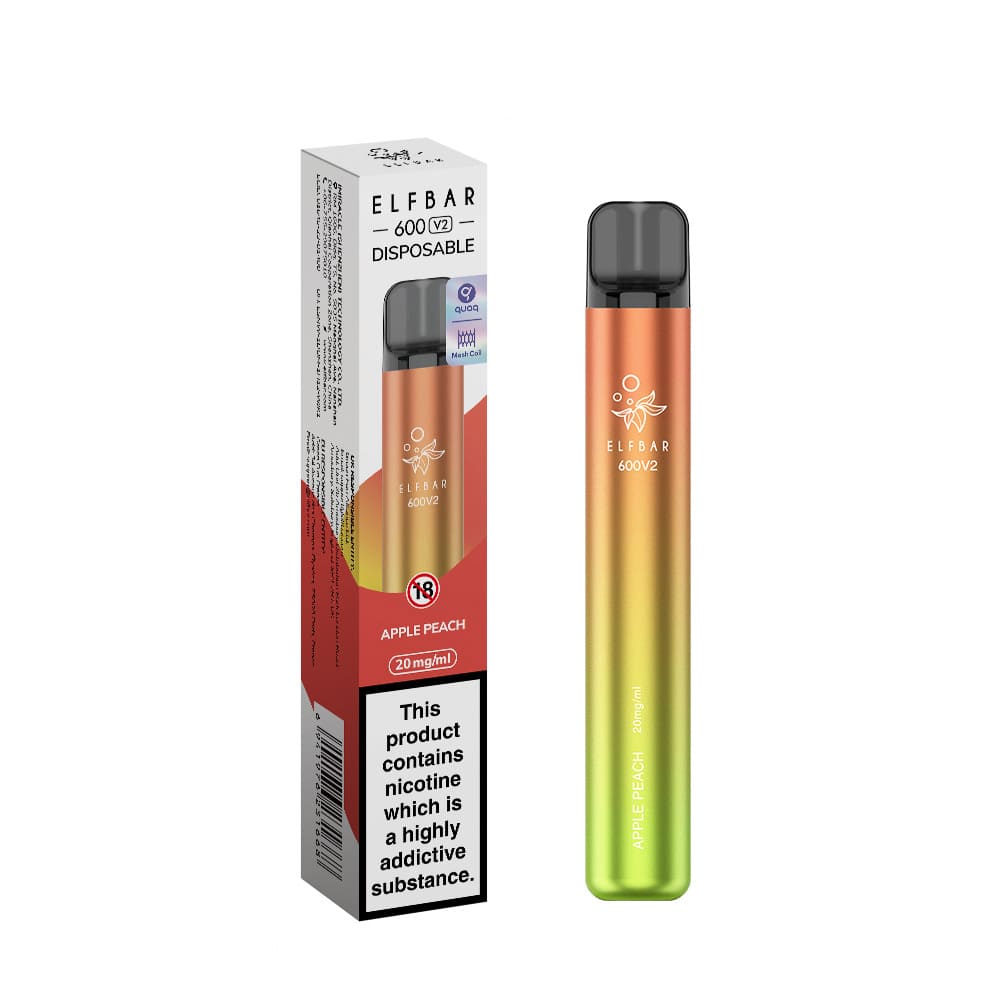 Elf Bar 600 V2 Disposable Vape - Power Vape Shop