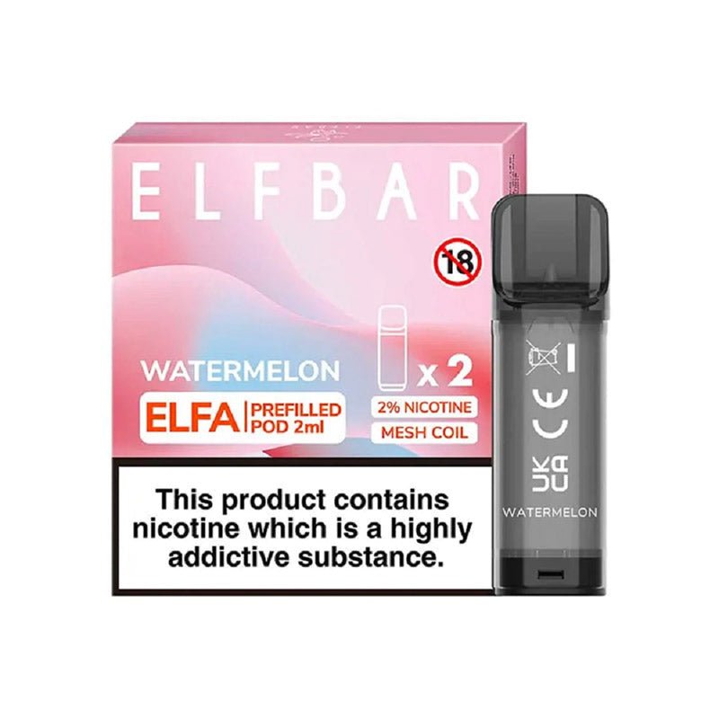 Elf Bar Elfa Pre - filled Replacement Pod (Pack Of 2) - Power Vape Shop