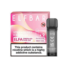 Elf Bar Elfa Pre - filled Replacement Pod (Pack Of 2) - Power Vape Shop