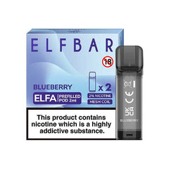 Elf Bar Elfa Pre-filled Replacement Pod (Pack Of 2) - Power Vape Shop