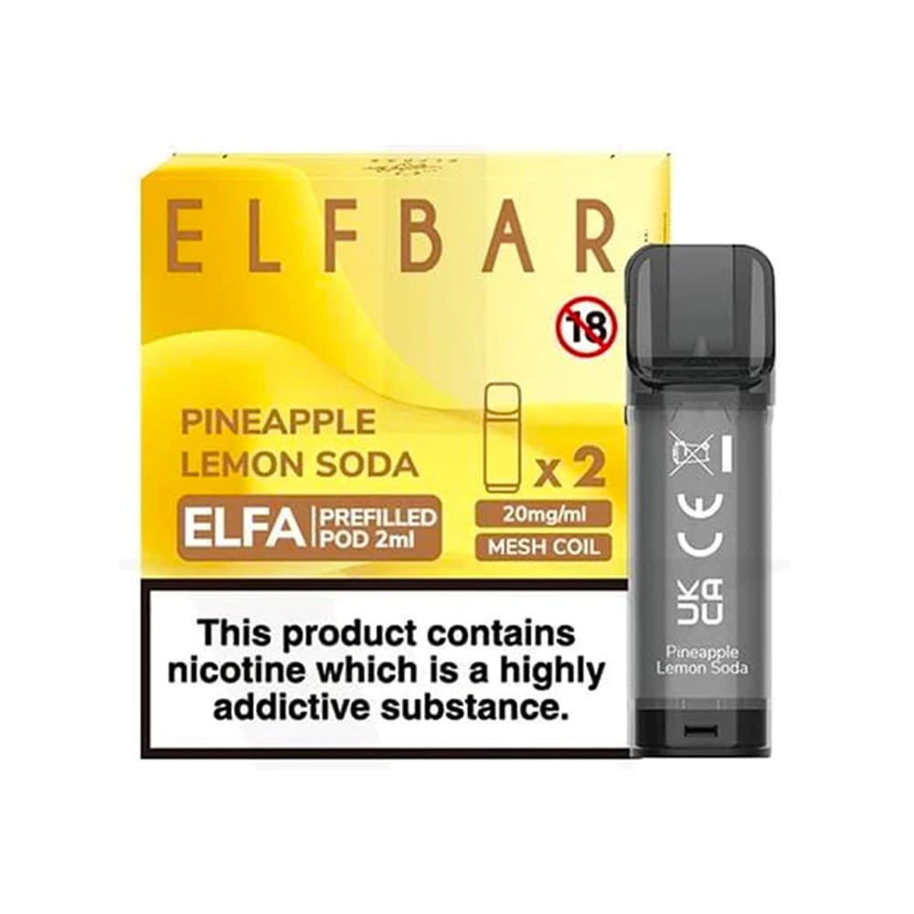 Elf Bar Elfa Pre-filled Replacement Pod (Pack Of 2) - Power Vape Shop