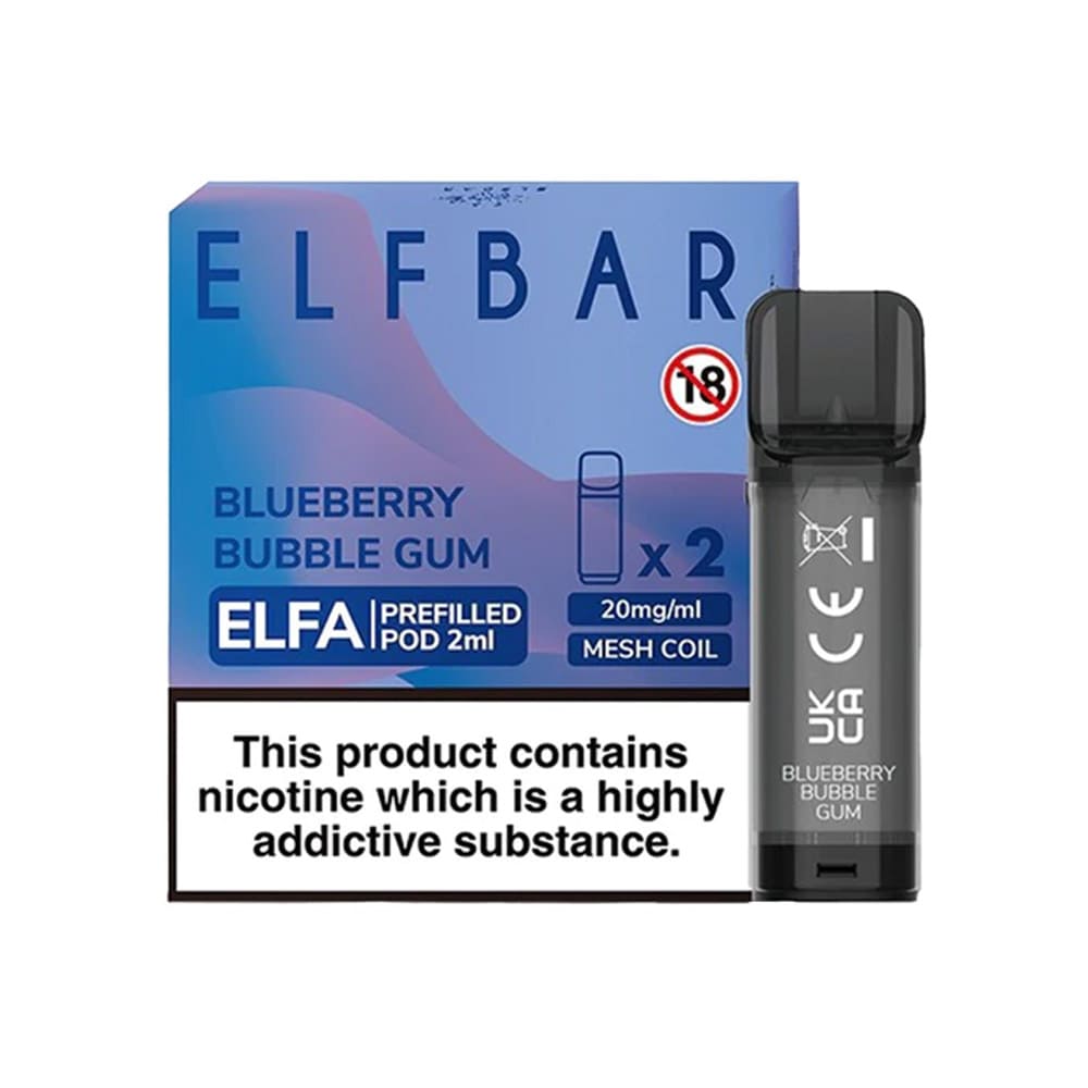 Elf Bar Elfa Pre - filled Replacement Pod (Pack Of 2) - Power Vape Shop
