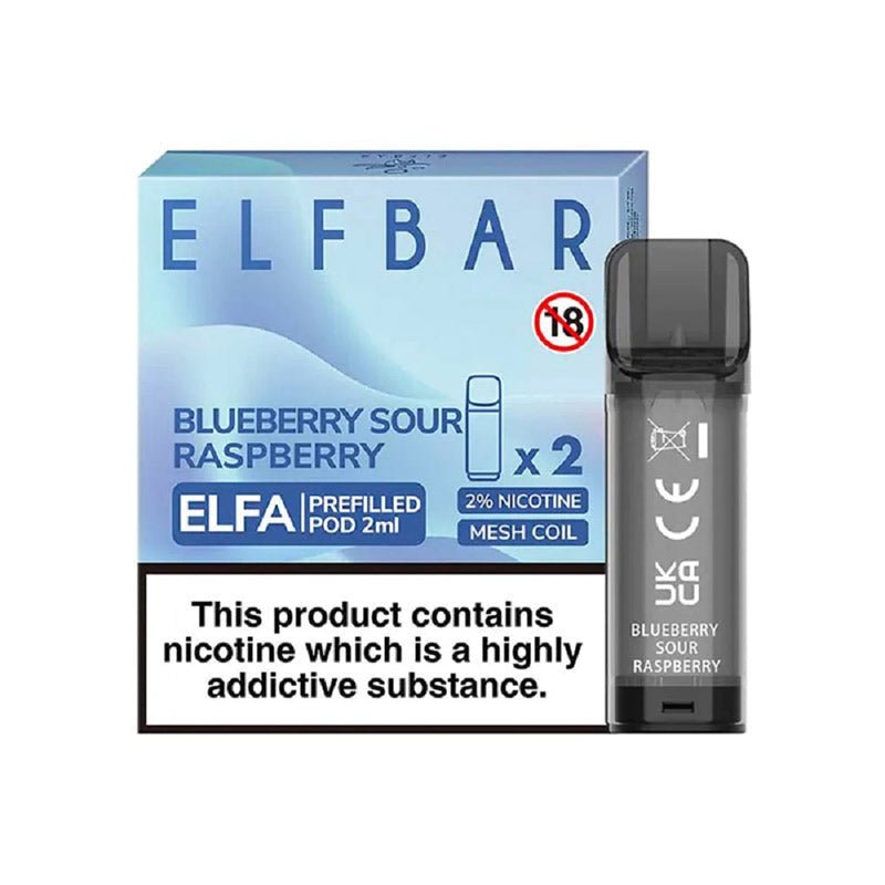 Elf Bar Elfa Pre - filled Replacement Pod (Pack Of 2) - Power Vape Shop