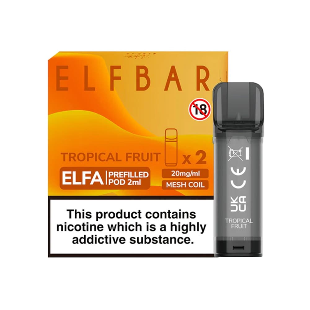Elf Bar Elfa Pre - filled Replacement Pod (Pack Of 2) - Power Vape Shop
