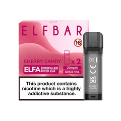 Elf Bar Elfa Pre - filled Replacement Pod (Pack Of 2) - Power Vape Shop