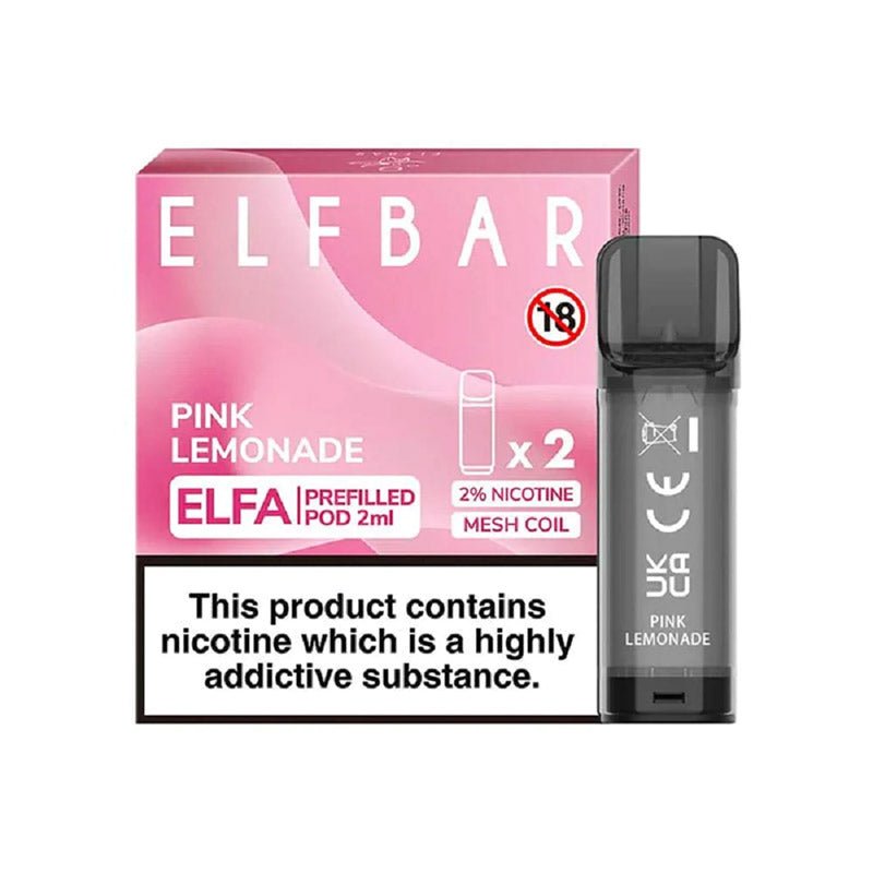 Elf Bar Elfa Pre-filled Replacement Pod (Pack Of 2) - Power Vape Shop