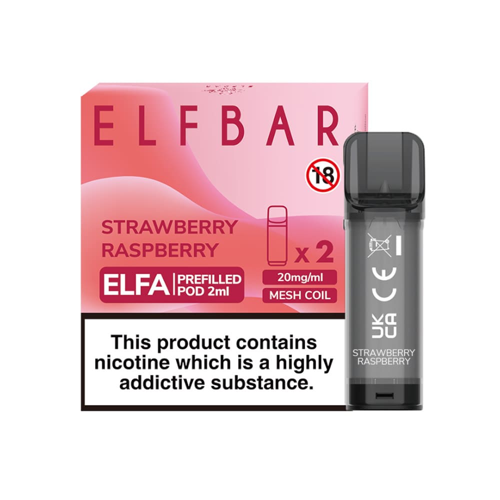 Elf Bar Elfa Pre-filled Replacement Pod (Pack Of 2) - Power Vape Shop