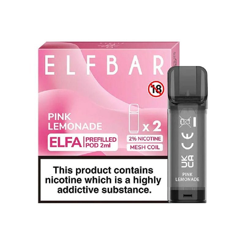 Elf Bar Elfa Pre - filled Replacement Pod (Pack Of 2) - Power Vape Shop