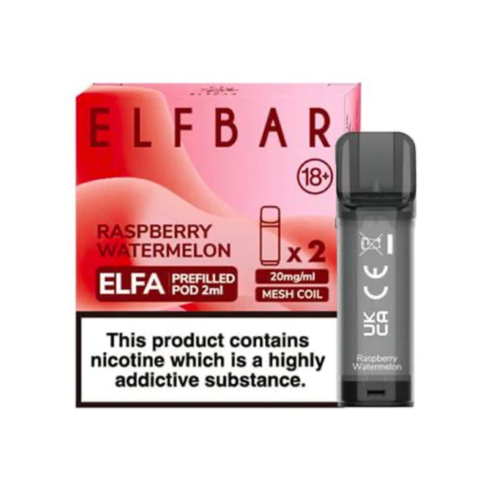 Elf Bar Elfa Pre-filled Replacement Pod (Pack Of 2) - Power Vape Shop