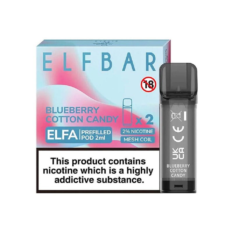 Elf Bar Elfa Pre - filled Replacement Pod (Pack Of 2) - Power Vape Shop