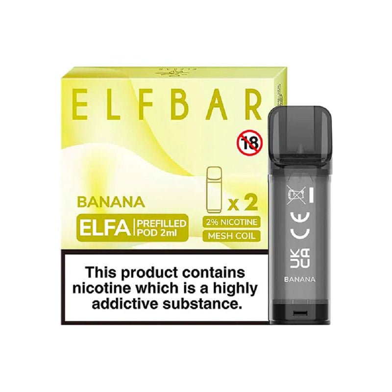 Elf Bar Elfa Pre-filled Replacement Pod (Pack Of 2) - Power Vape Shop