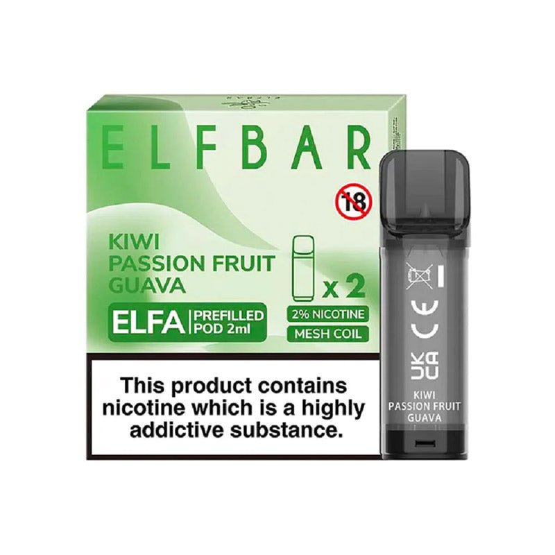 Elf Bar Elfa Pre-filled Replacement Pod (Pack Of 2) - Power Vape Shop