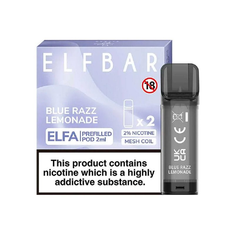 Elf Bar Elfa Pre - filled Replacement Pod (Pack Of 2) - Power Vape Shop
