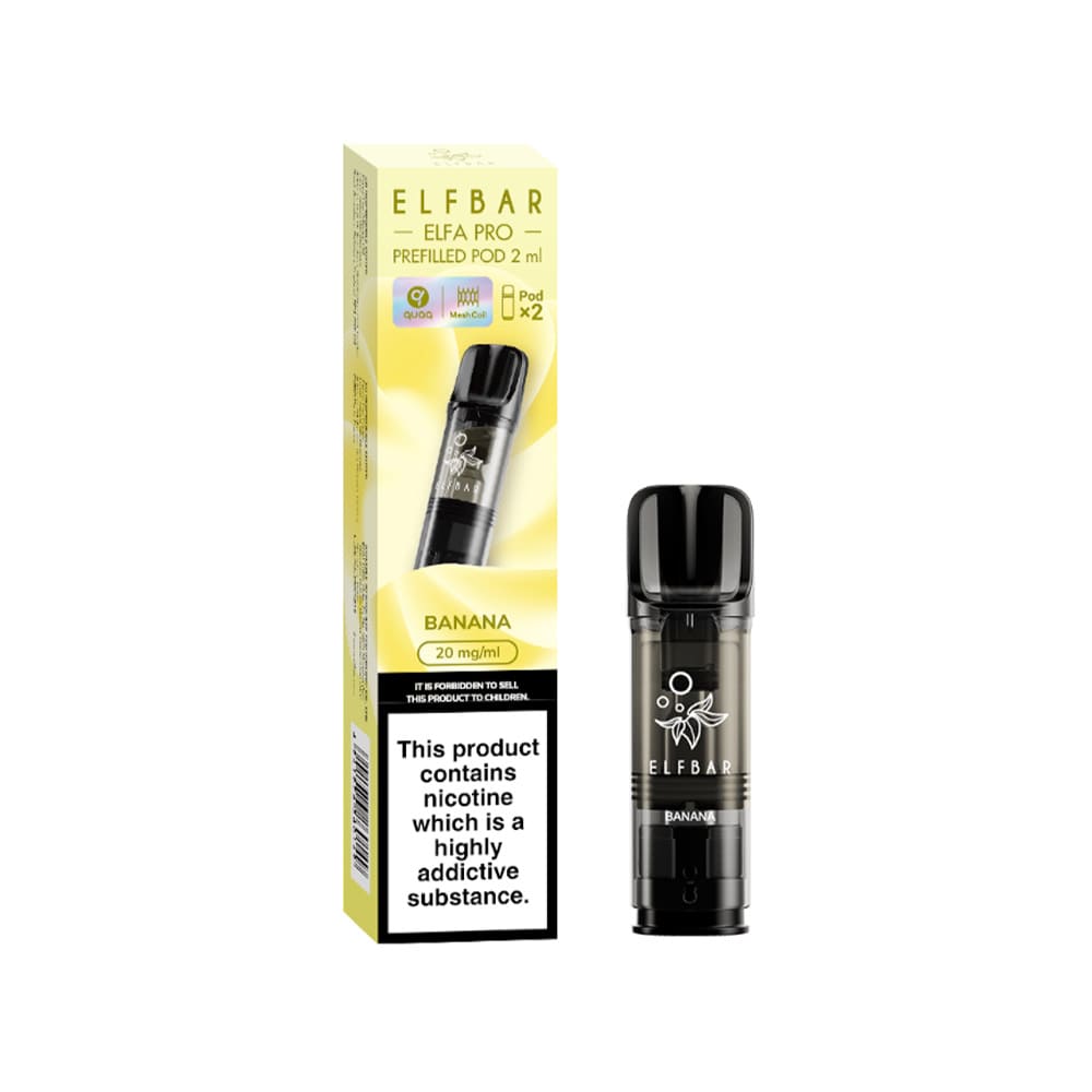 Elf Bar Elfa Pro Pre - Filled Replacement Pod (Pack Of 2) - Power Vape Shop