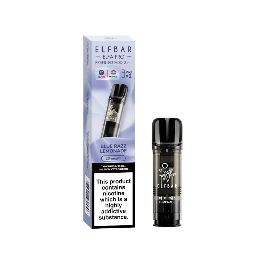 Elf Bar Elfa Pro Pre - Filled Replacement Pod (Pack Of 2) - Power Vape Shop