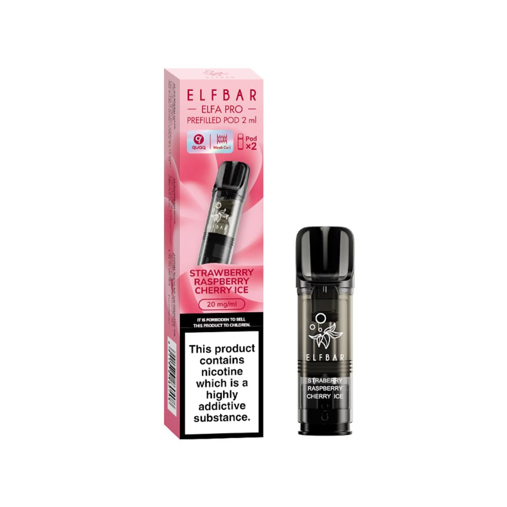 Elf Bar Elfa Pro Pre - Filled Replacement Pod (Pack Of 2) - Power Vape Shop