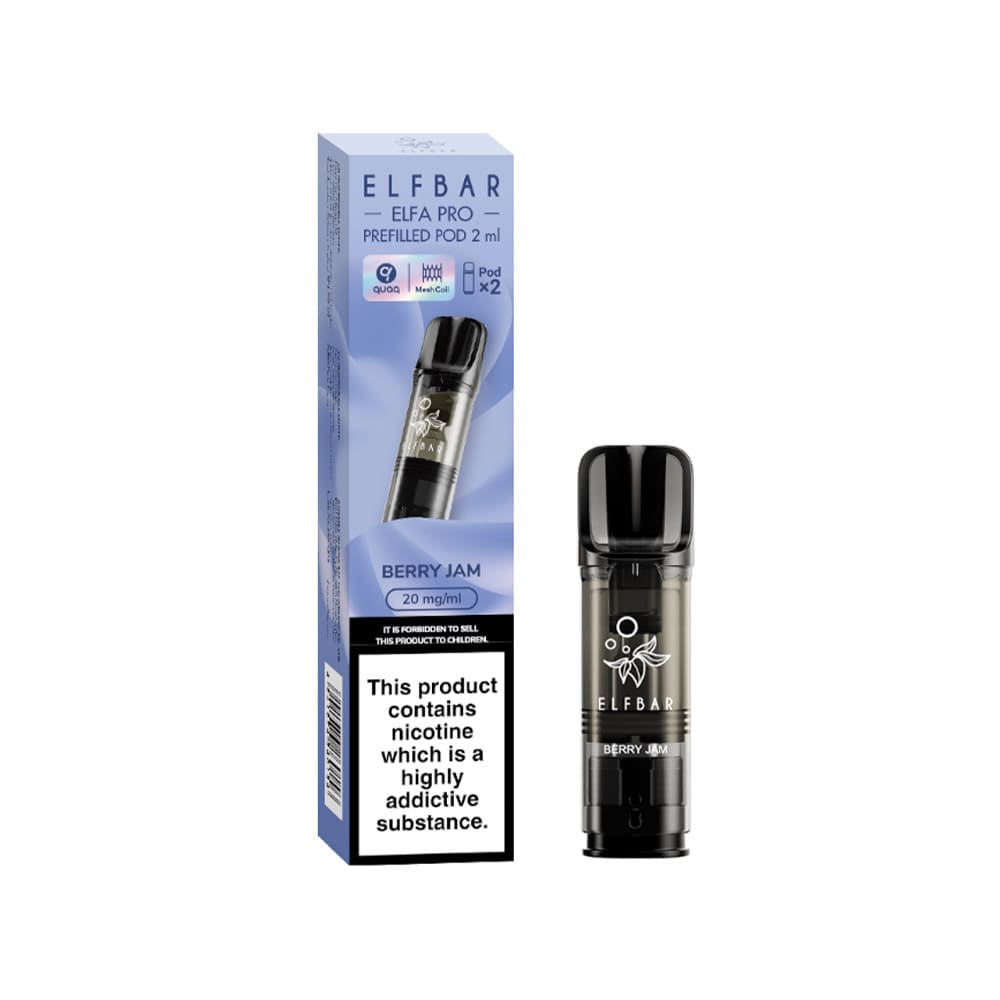 Elf Bar Elfa Pro Pre - Filled Replacement Pod (Pack Of 2) - Power Vape Shop