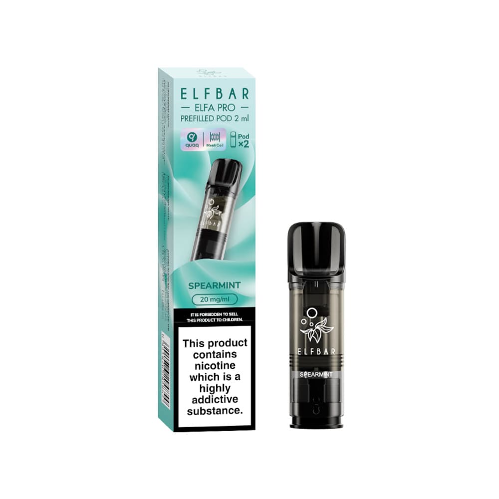 Elf Bar Elfa Pro Pre - Filled Replacement Pod (Pack Of 2) - Power Vape Shop