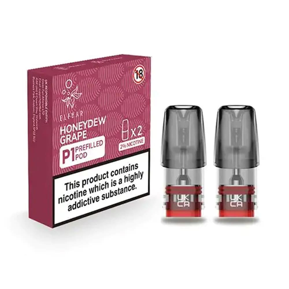 Elf Bar P1 Prefilled E Liquid Pod (Pack Of 2) - Power Vape Shop