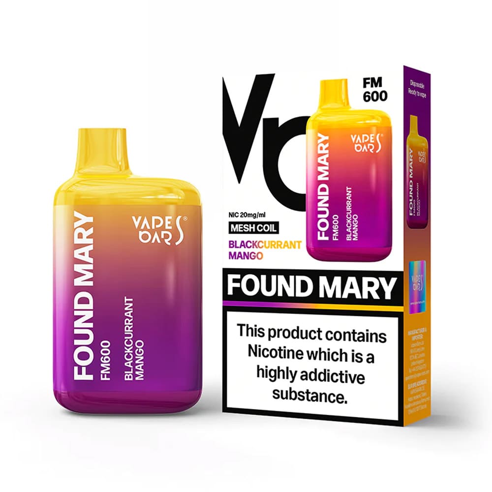 Found Mary 600 Puffs Disposable Vape - Power Vape Shop