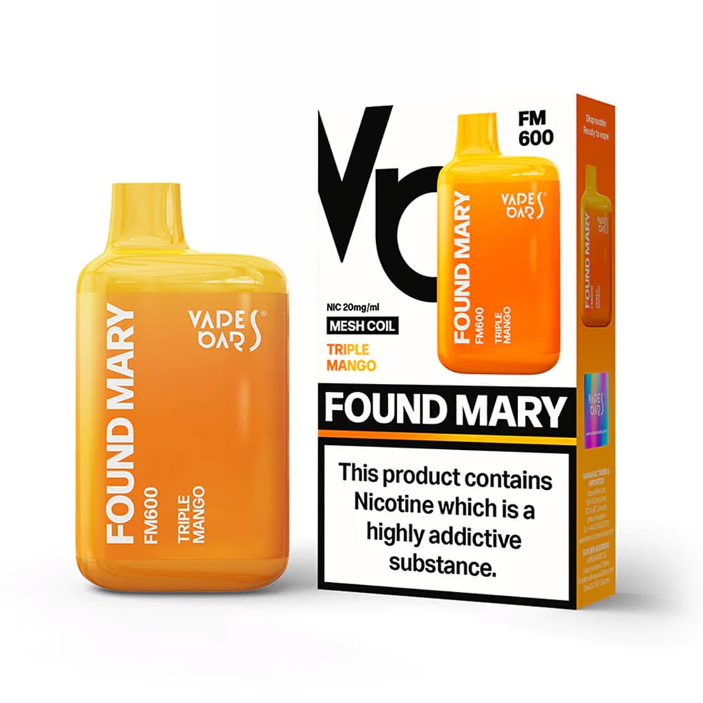 Found Mary 600 Puffs Disposable Vape - Power Vape Shop
