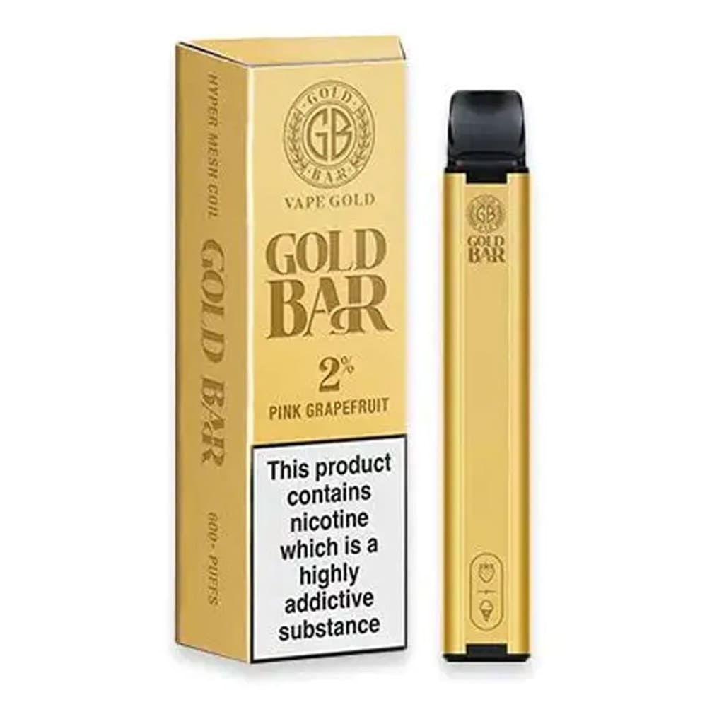 Gold Bar 600 Disposable Vape Online UK Gold Bar 600 Disposable Vape Online UK
