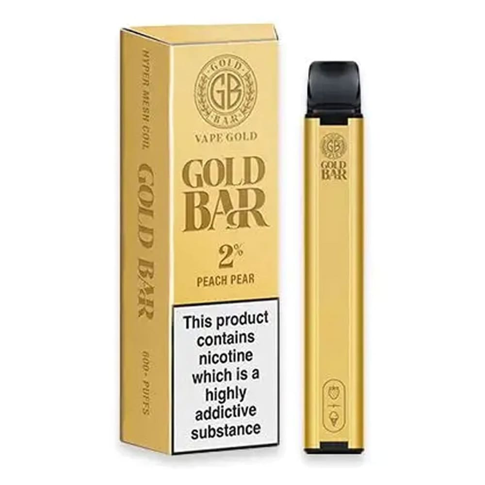 Gold Bar 600 Disposable Vape Online UK Gold Bar 600 Disposable Vape Online UK
