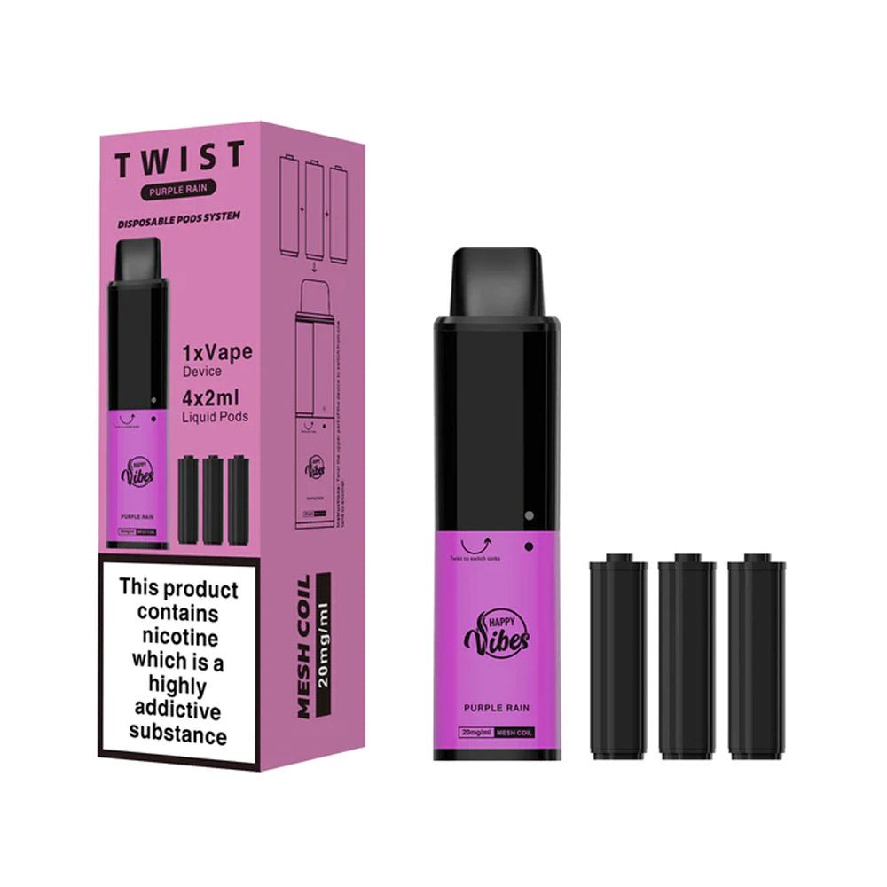 Happy Vibes Twist 2400 Puffs Disposable Vape - Power Vape Shop