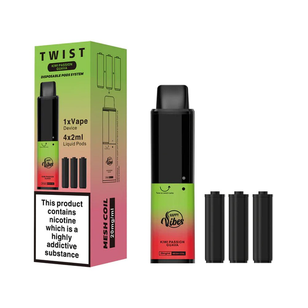 Happy Vibes Twist 2400 Puffs Disposable Vape - Power Vape Shop