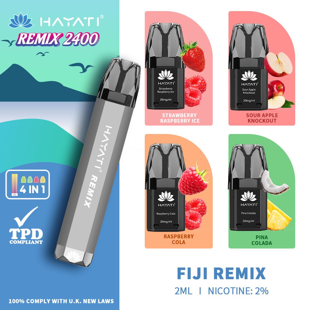 Hayati Remix Vape 2400 Puffs - Disposable Vape - Power Vape Shop