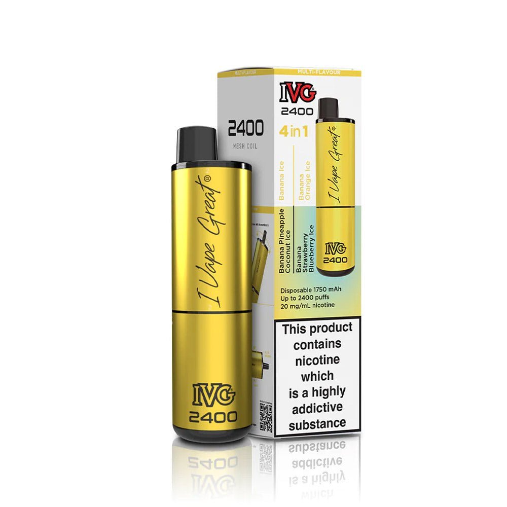 IVG 2400 Puffs Vape - Legal Big Puffs IVG 2400 Vape - Power Vape Shop