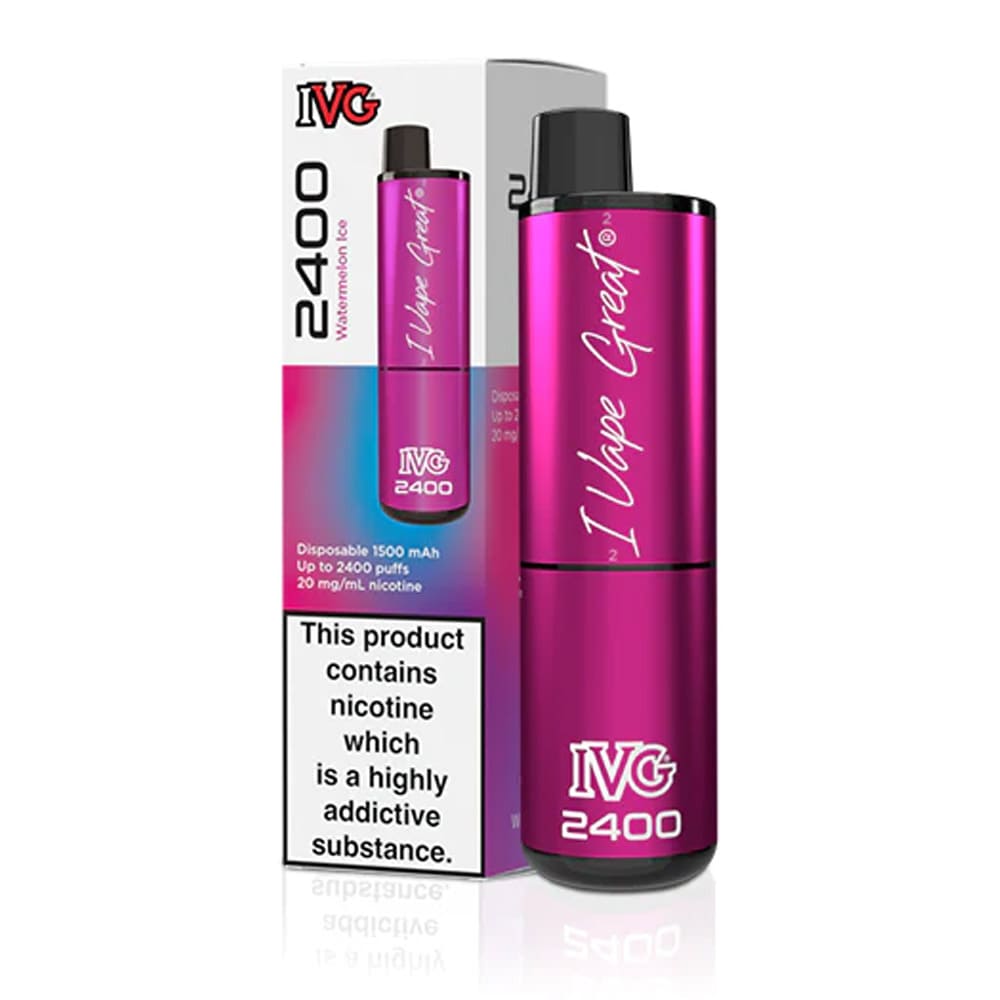 IVG 2400 Puffs Vape - Legal Big Puffs IVG 2400 Vape - Power Vape Shop