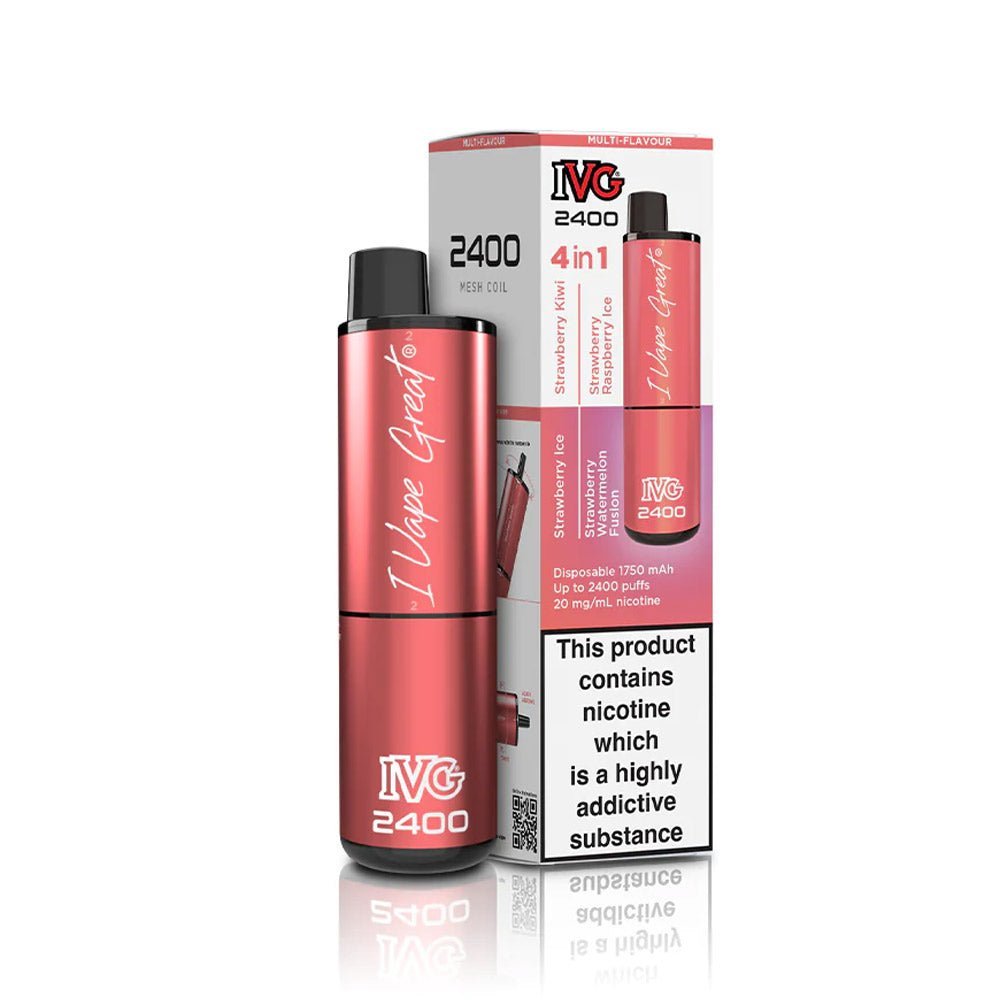 IVG 2400 Puffs Vape - Legal Big Puffs IVG 2400 Vape - Power Vape Shop