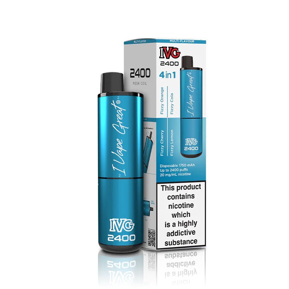 IVG 2400 Puffs Vape - Legal Big Puffs IVG 2400 Vape - Power Vape Shop
