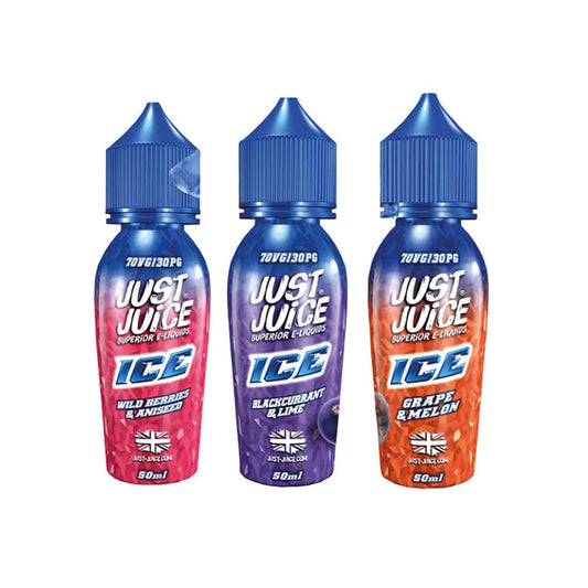 Just Juice Ice 50ml Shortfill Eliquid - Power Vape Shop