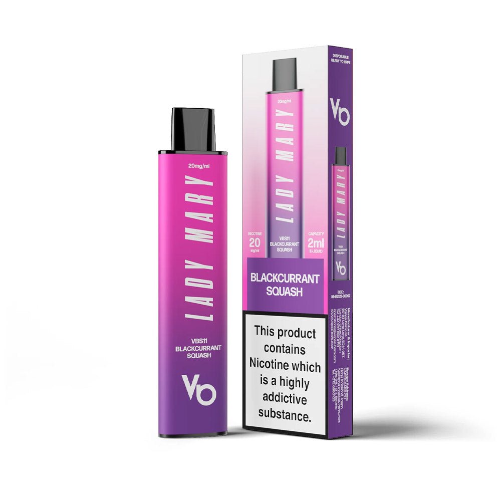 Lady Mary 600 Puffs Disposable Vape - 20mg Lady Mary 600 Puffs Disposable Vape - 20mg
