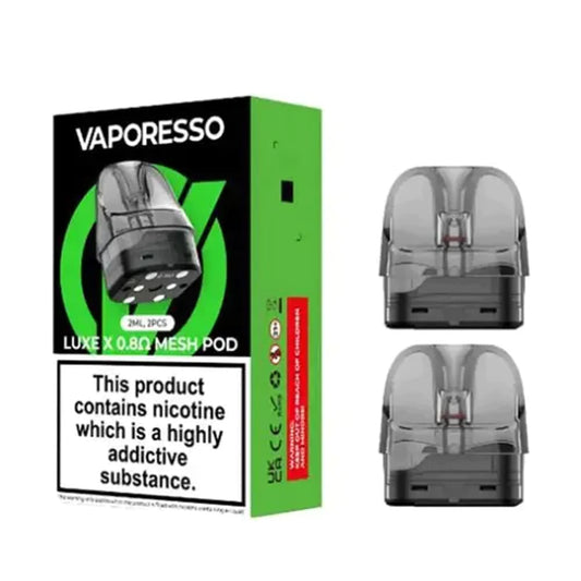 Luxe X Replacement Pod By Vaporesso (Pack Of 2) - Power Vape Shop