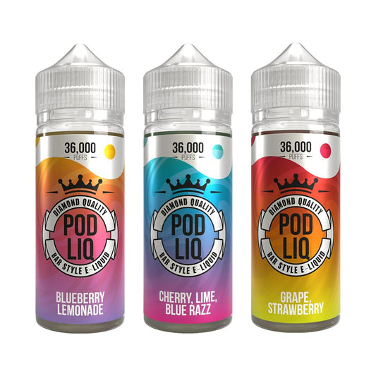 POD LIQ By Riot Squad Shortfill Eliquid 120ml - Power Vape Shop