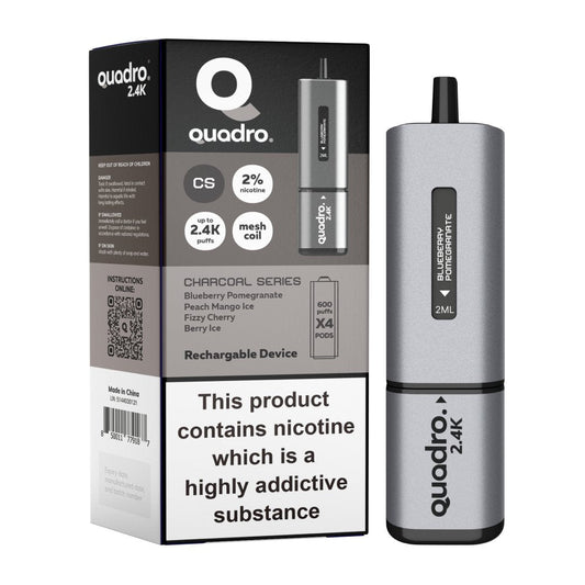 Quadro 2400 Puffs 4 in 1 Disposable Vape Device - Power Vape Shop